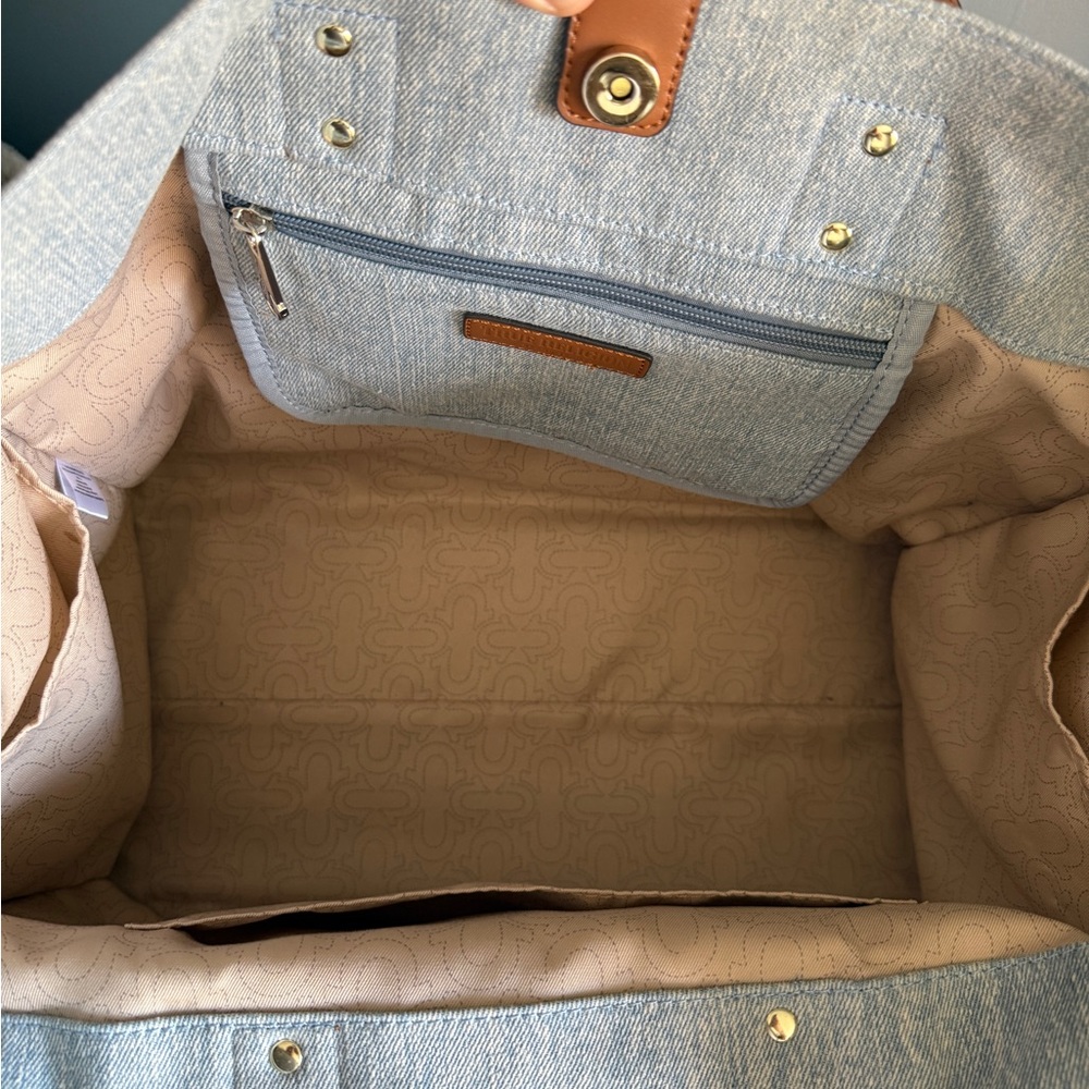 True Religion Gray and Brown Duffel Bag - Picture 3 of 6